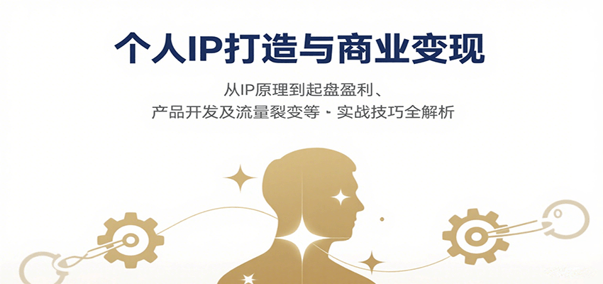 个人IP打造与商业变现，从IP原理到起盘盈利、产品开发及流量裂变等实战技巧全解析-Code_Architect